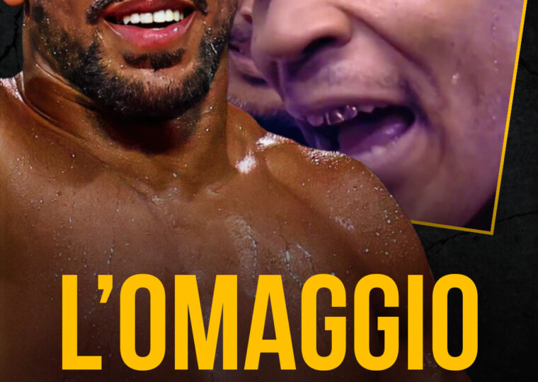 Anthony Joshua che omaggia Mike Tyson ripetendo parte del suo celebre