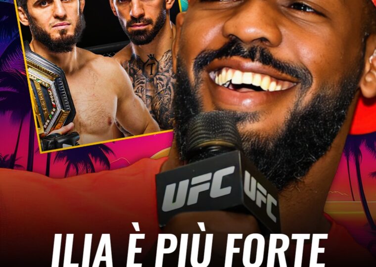 Jon Jones ha detto che scommetterebbe su Ilia Topuria in un ipotetico