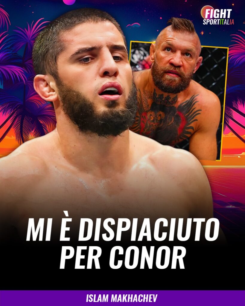 Islam Makhachev dice di essersi dispiaciuto per Conor McGregor dopo av