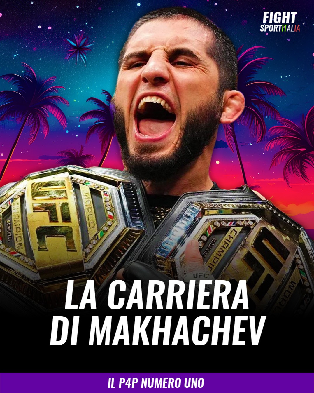 Islam Makhachev a un passo dalla storia 🔥 Se dovesse vincere a contro