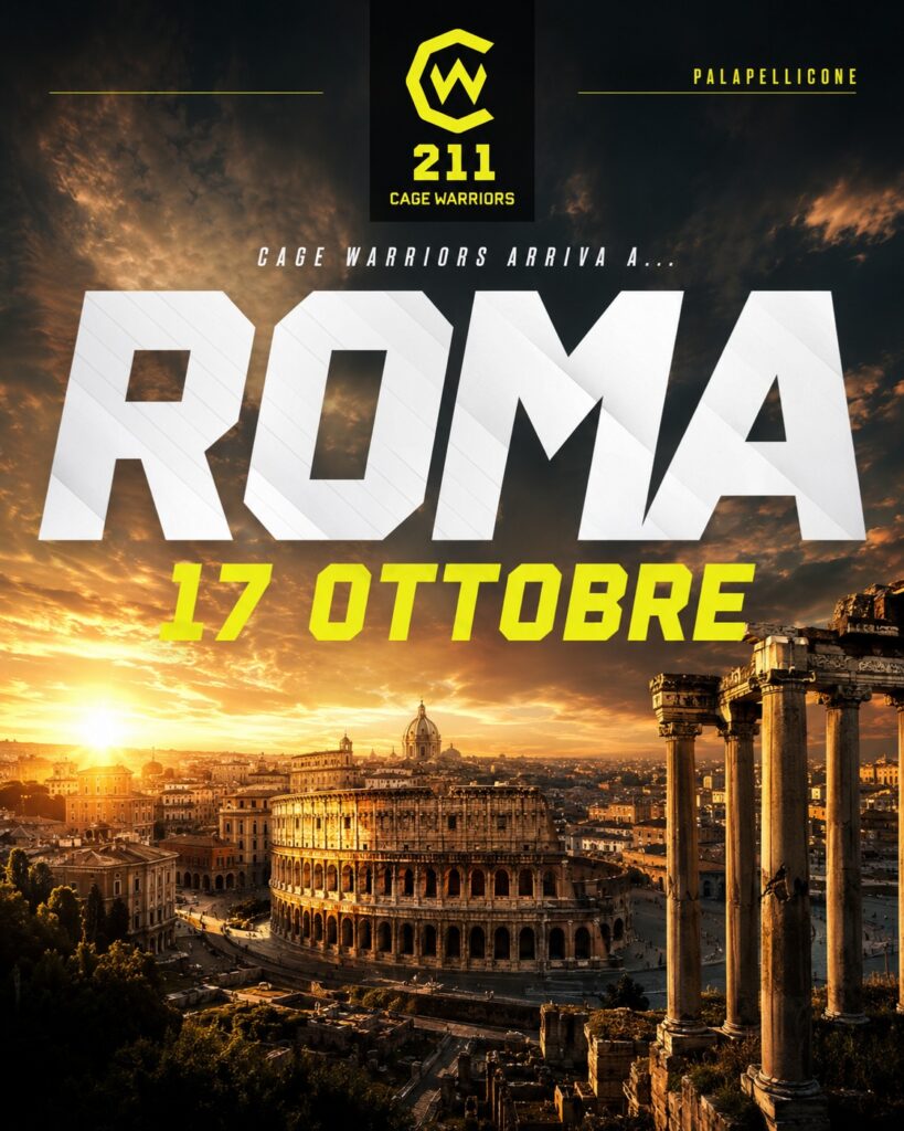 Il Cage Warriors a Roma regala sempre grandi emozioni 🔥🇮🇹 Vi aspettiam