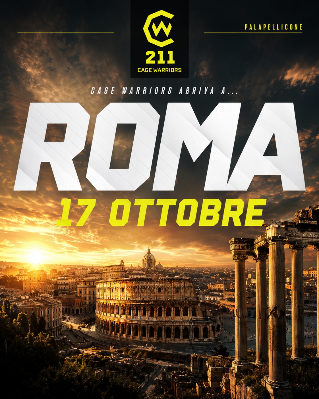 Il Cage Warriors a Roma regala sempre grandi emozioni 🔥🇮🇹 Vi aspettiam