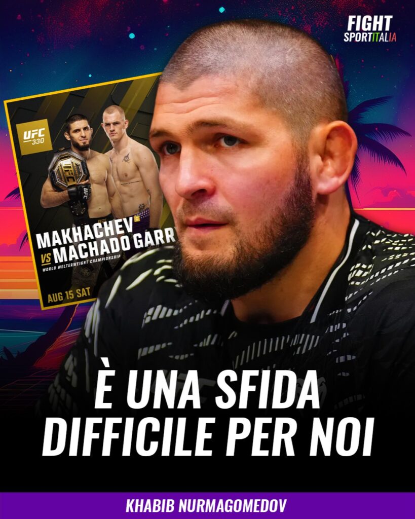 Khabib Nurmagomedov dice la sua sul match tra Ian Machado Garry e Isla