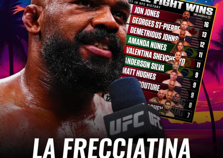 Jon Jones chiede ai fan chi sarà il prossimo ad arrivare a 16 match pe