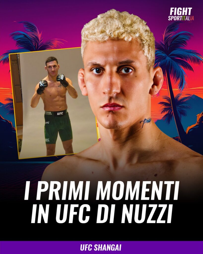 FRANCESCO NUZZI in UFC 🇮🇹 Il nostro Berserker è arrivato Shangai e que