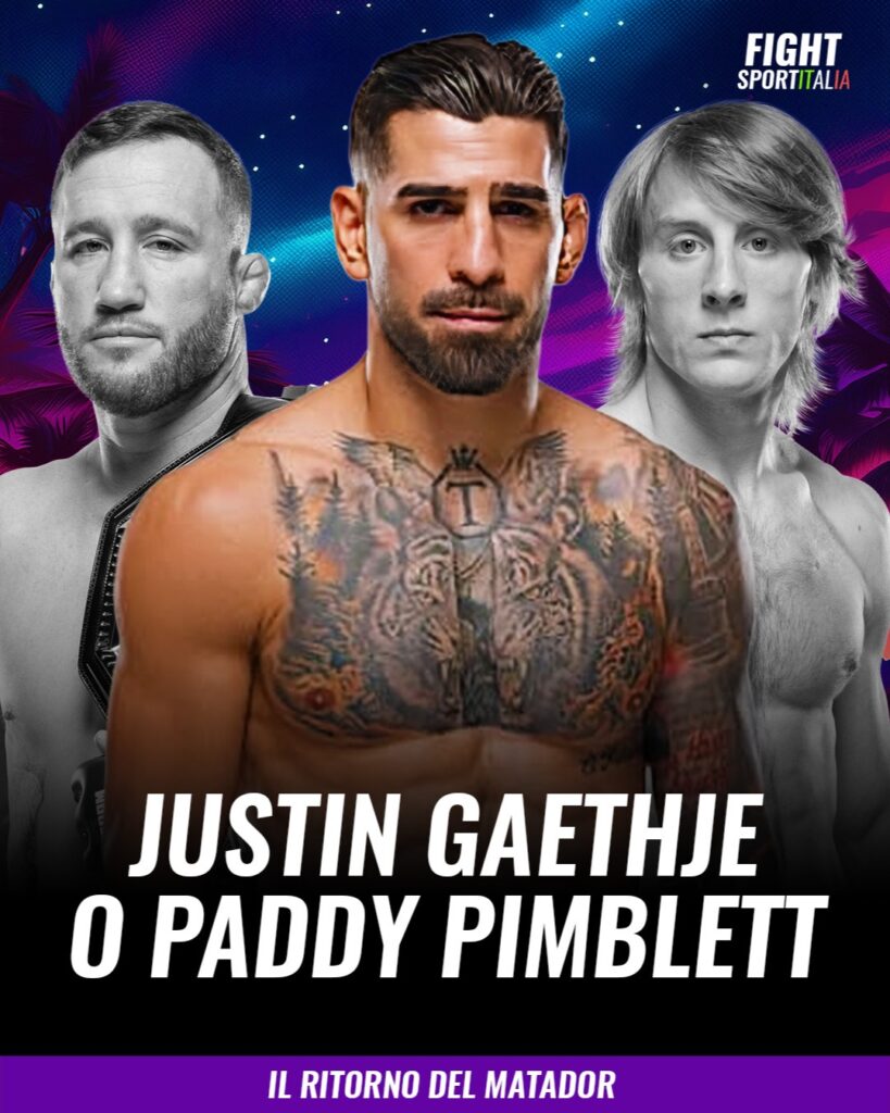 🚨 BREAKING NEWS 🚨 Dana White conferma che Ilia Topuria è pronto a comb